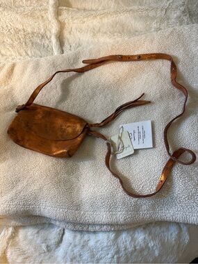 Free People We the Free Rider bag Metallic Copper Tassel Leather Crossbody